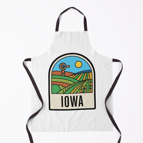 Item preview, Retro Iowa Farmland Windmill Pop Art Travel Badge designed and sold by Paper Drip.