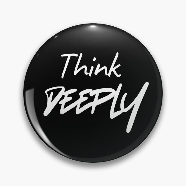 Item preview, Think Deeply - White designed and sold by MidnightStandard.