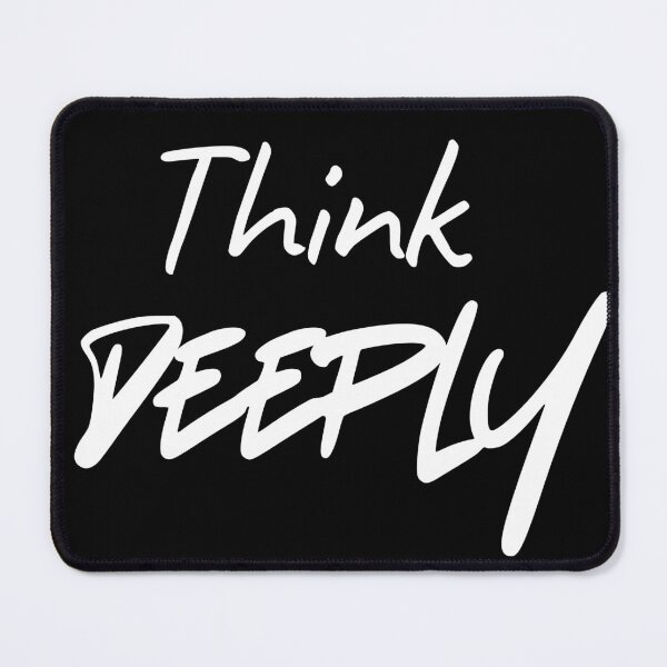 Item preview, Think Deeply - White designed and sold by MidnightStandard.