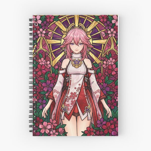 Item preview, Stained Glass Yae Miko designed and sold by Thunderbelts.