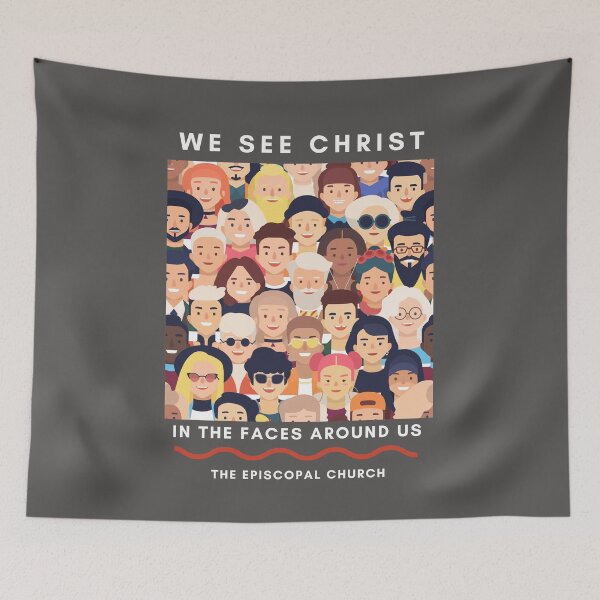 Item preview, We See Christ in the Faces Around Us - The Episcopal Church designed and sold by Canterbury Episcopal Campus Ministry at Texas Tech University .