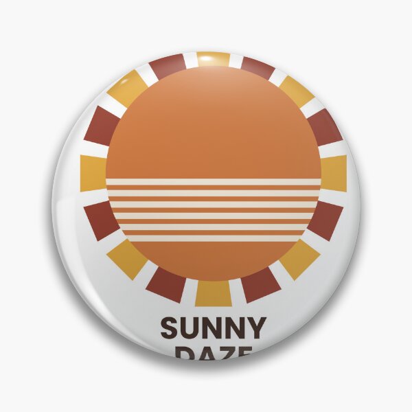 Item preview, Sunny Daze Retro Sun designed and sold by ⭐ AURA STUDIO.