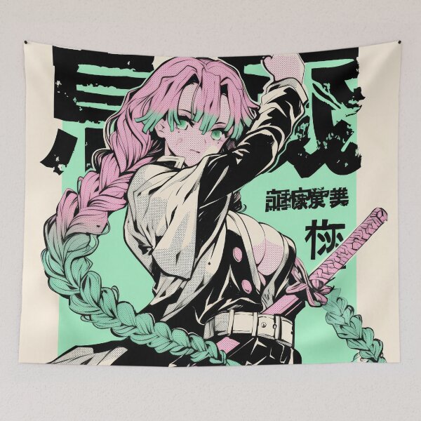 Item preview, Mitsuri Demon Destroyer Baddie  designed and sold by AnimeArsenalPrints.