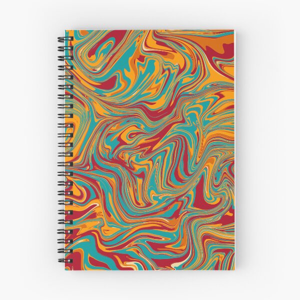 Item preview, Retro marble swirl pattern - abstract vintage psychadelic pattern designed and sold by footnotes-club.