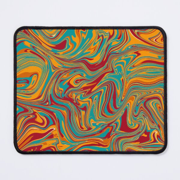Item preview, Retro marble swirl pattern - abstract vintage psychadelic pattern designed and sold by footnotes-club.