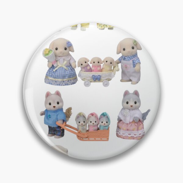 Item preview, cute animal families: rabbit, wolf, otter, sylvanian I designed and sold by Mypixieart.
