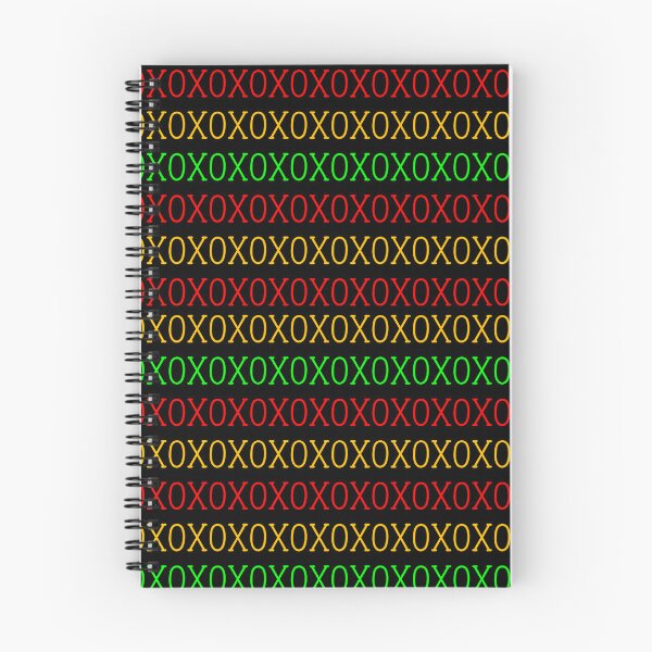 Item preview, Red Gold and Green XO Pattern designed and sold by Wolf Wendigo.