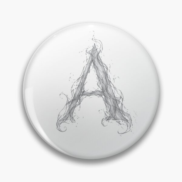 Item preview, Pearl Smoke Victory The Ethereal Vapor Letter A designed and sold by BlissBlvdShop.