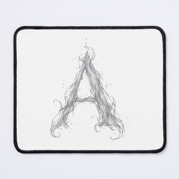 Item preview, Pearl Smoke Victory The Ethereal Vapor Letter A designed and sold by BlissBlvdShop.