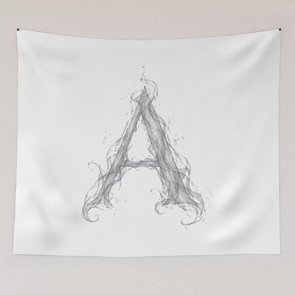 Item preview, Pearl Smoke Victory The Ethereal Vapor Letter A designed and sold by BlissBlvdShop.