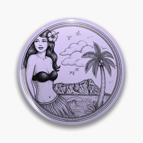 Item preview, Aloha Shirt Girl designed and sold by travelwitheric.