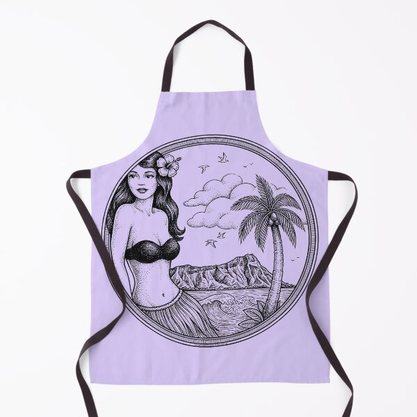 Item preview, Aloha Shirt Girl designed and sold by travelwitheric.