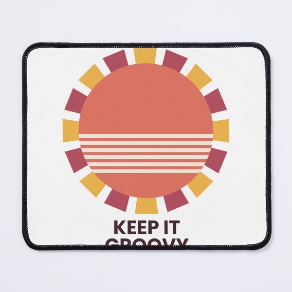 Item preview, Keep It Groovy Retro Sun designed and sold by ⭐ AURA STUDIO.
