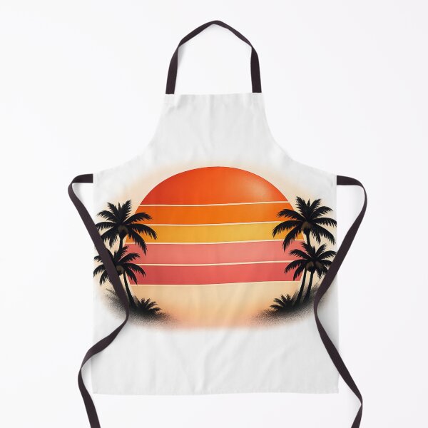 Item preview, Retro Tropical Sunset Palm Trees – Vintage Summer Beach Aesthetic Design designed and sold by MartBook.