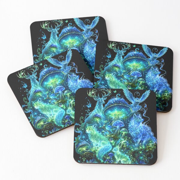 Item preview, Neon Forest Spirits designed and sold by Tharaazu.