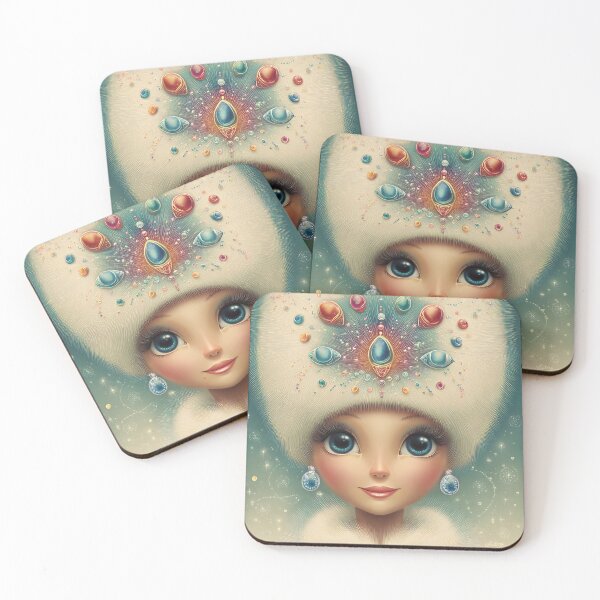 Item preview, Colorful Portrait with Stunning Headpiece Design designed and sold by Artessie.