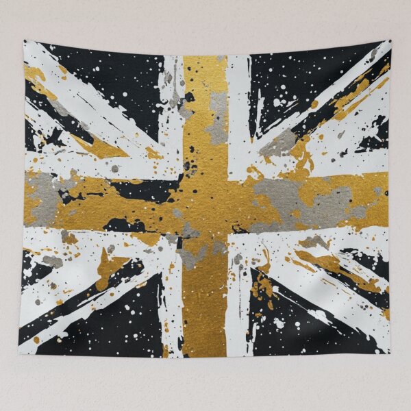 Item preview, Gold Union Jack Flag designed and sold by AndiiSyn.
