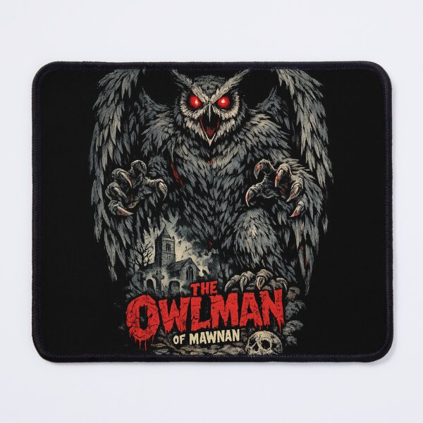 Item preview, Owlman of Mawnan Cryptid – Cornish Folkore Horror Comic Art designed and sold by redsharkuk.