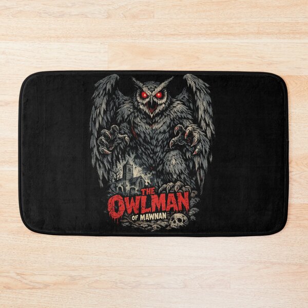 Item preview, Owlman of Mawnan Cryptid – Cornish Folkore Horror Comic Art designed and sold by redsharkuk.