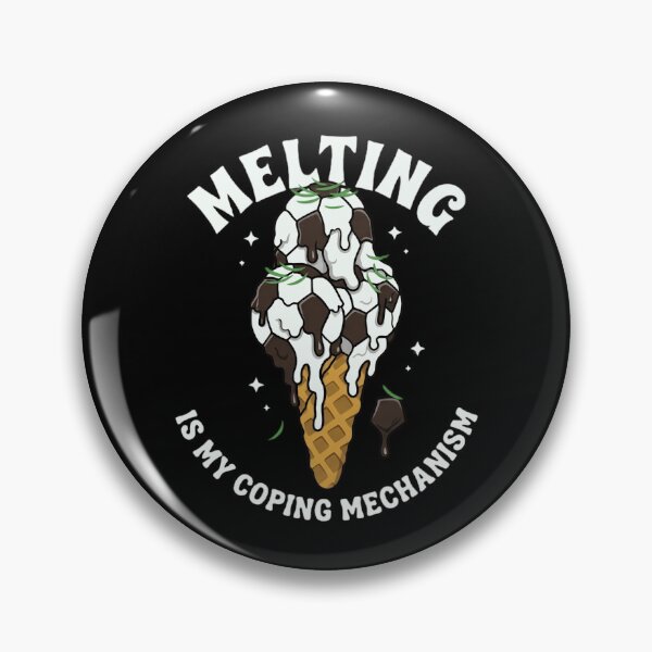 Item preview, Melting Is My Coping Mechanism | Funny Soccer Athlete Humor designed and sold by Cree8if.