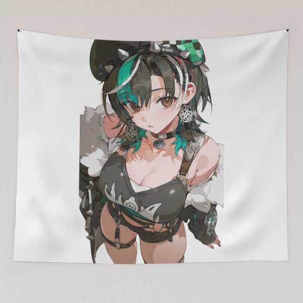 Item preview, Rindo Chihaya Black Crop Top Hololive designed and sold by KomiArts.