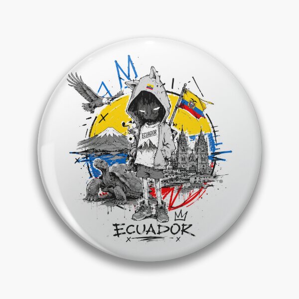 Item preview, Ecuador Street Art Urban Sketch designed and sold by AtuqStudio.