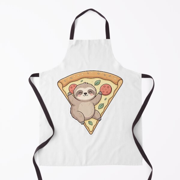 Item preview, Cute Kawaii Pizza Sloth Animal Sticker designed and sold by YALLABUY.