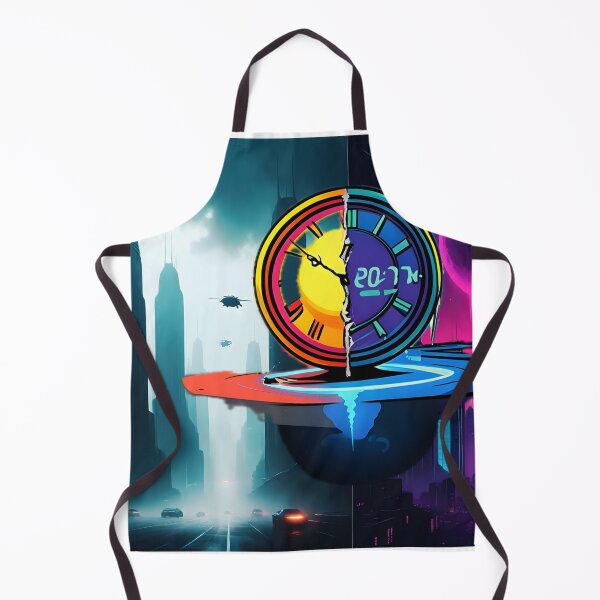 Item preview, Futuristic City Time Distortion - Synthwave Moon Eclipse designed and sold by Daniela`s shop.