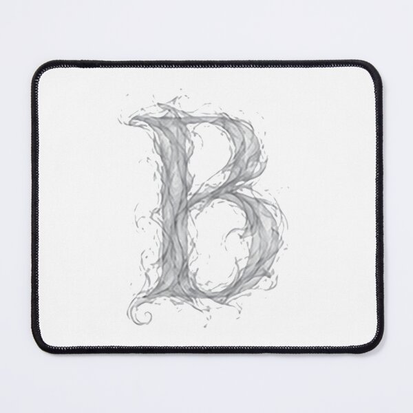 Item preview, Pearl Smoke Victory The Ethereal Vapor Letter B designed and sold by BlissBlvdShop.