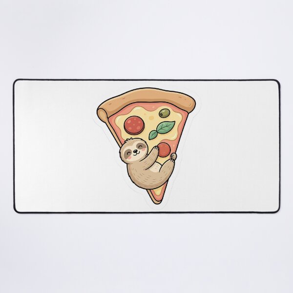 Item preview, Cute Kawaii Pizza Sloth Animal Sticker designed and sold by YALLABUY.