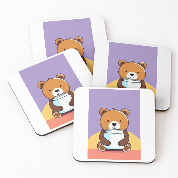 Item preview, Art - Kawaii Style Bear, Modern Digital Illustration designed and sold by AnimeShin.
