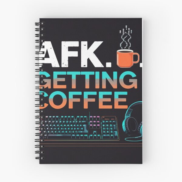 Item preview, AFK... Getting Coffee | Funny Gamer Typography | Gaming Meme & Coffee Lover Design designed and sold by Ctrlr.
