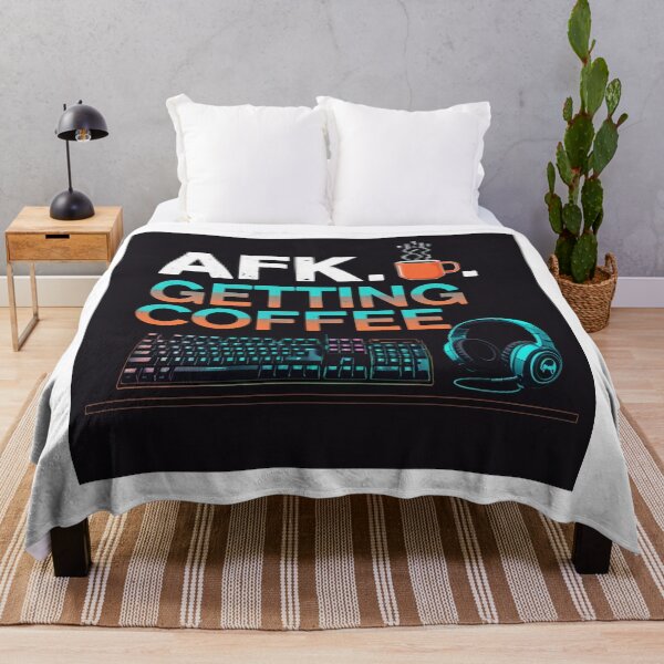 Item preview, AFK... Getting Coffee | Funny Gamer Typography | Gaming Meme & Coffee Lover Design designed and sold by Ctrlr.