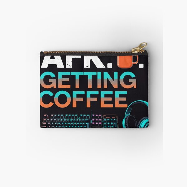 Item preview, AFK... Getting Coffee | Funny Gamer Typography | Gaming Meme & Coffee Lover Design designed and sold by Ctrlr.
