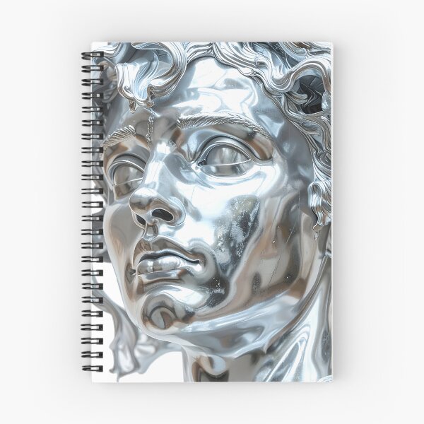Item preview, Liquid Chrome Female Greek Bust Statue designed and sold by BetweenForms.