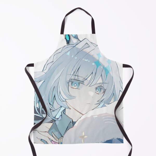 Item preview, Cerydra White Fluffy Outfit Honkai Star Rail designed and sold by KomiArts.