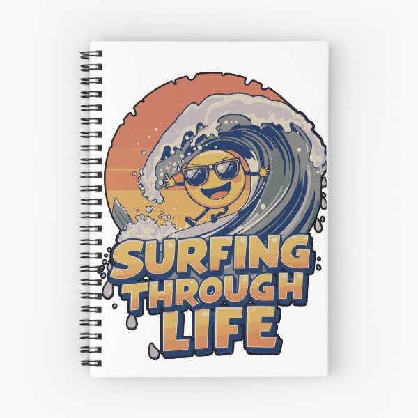 Item preview, Surfing Through Life designed and sold by MerchWSzpilkach.