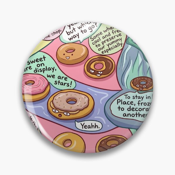 Item preview, Donut Adventure Comic - sweet taste vacation designed and sold by BrynjáShop.