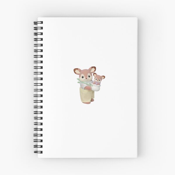 Item preview, deer sylvanian father and baby cute family  designed and sold by Mypixieart.