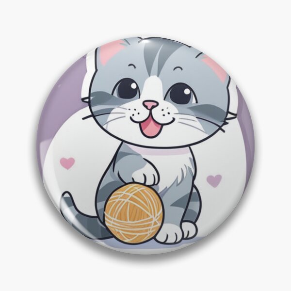 Item preview, Art - Kawaii Style Kitten Illustration, Visual Trends designed and sold by AnimeShin.