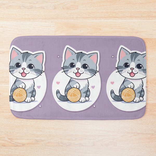 Item preview, Art - Kawaii Style Kitten Illustration, Visual Trends designed and sold by AnimeShin.