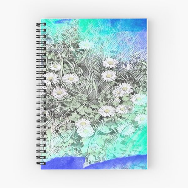 Item preview, Abstract Watercolor Field Daisy Meadow Digital Art designed and sold by BalkanBloom.