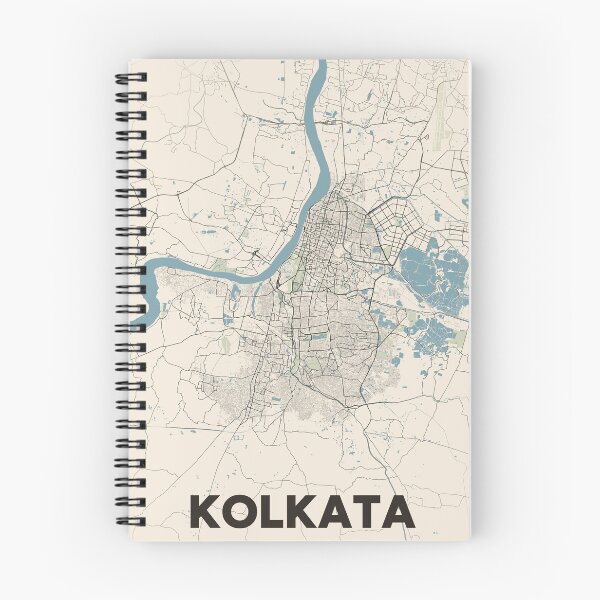 Item preview, Kolkata Map designed and sold by MapsNerd.
