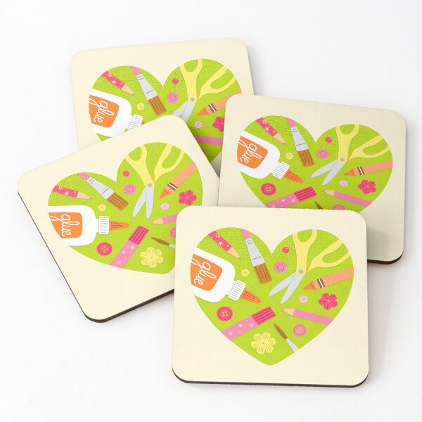 Item preview, Love To Craft - Art Supplies in Heart designed and sold by Mandy Porta LLC.