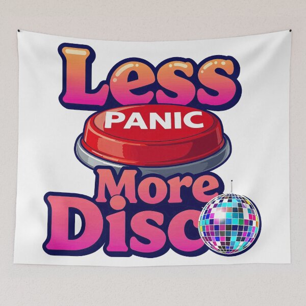Item preview, Less Panic More Disco designed and sold by Viperlord.