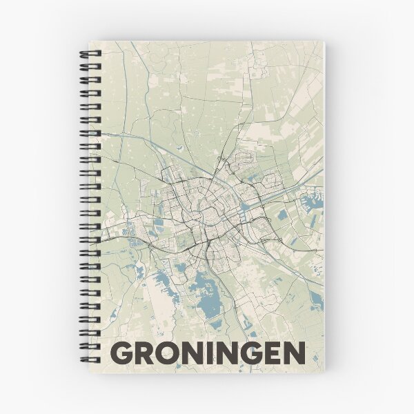 Item preview, Groningen Map designed and sold by MapsNerd.