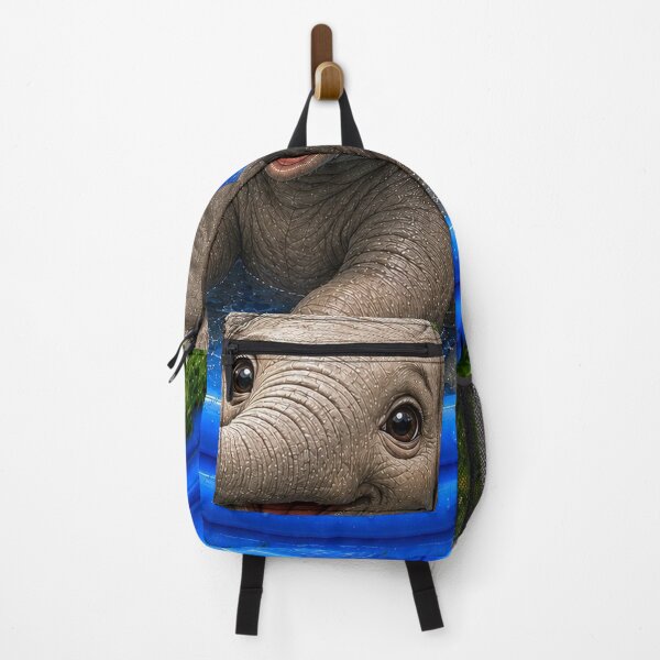 Item preview, Paddling Elephant designed and sold by MariaLouise-Art.