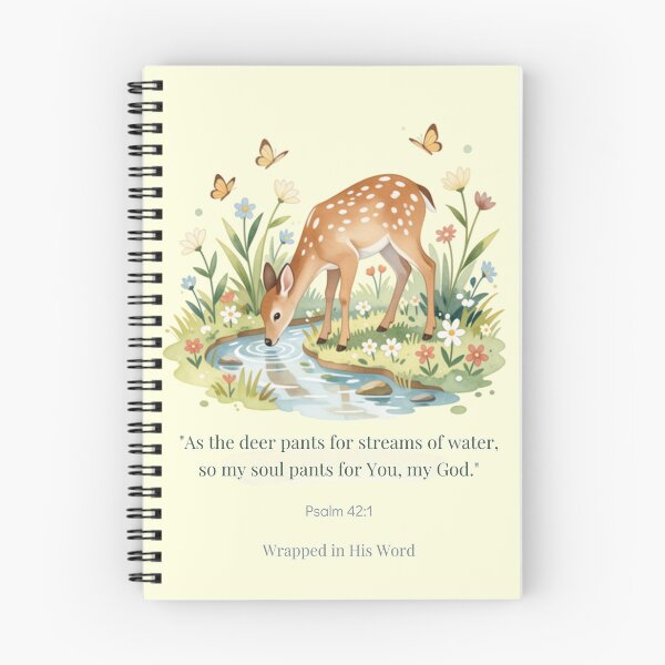 Item preview, As the Deer Pants for Streams of Water – Wrapped in His Word designed and sold by BCapybara.