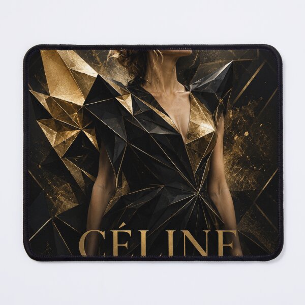 Item preview, Celine Dion Paris 2026 – Modern Geometric Angel | Luxury Artistic T-shirt Design designed and sold by JcAbstractArt.