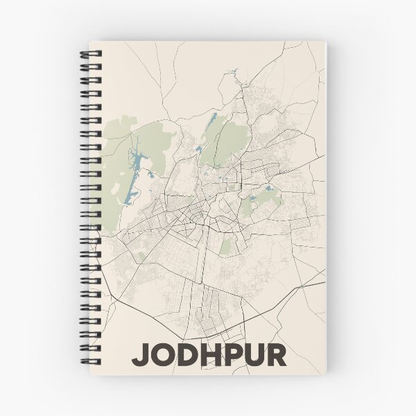 Item preview, Jodhpur Map designed and sold by MapsNerd.